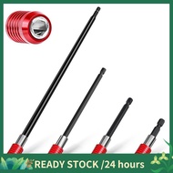 Drill Bit Extension 2/4/6/12 Inch, Magnetic Bit Holder 4 Pcs, Drill Extension Bit Holder 1/4 Inch He