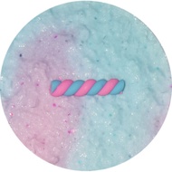 Cotton candy bubblegum bingsu slime