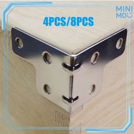 SIKU 8PCS 6-Hole Side Corner Angles Easy to Strengthen Corners for Hardcase Boxes and Home Shelves S