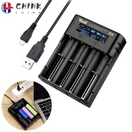 CHINK Battery Charger LCD Display 18650 Ni-MH Li-ion Battery