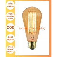 Edison Decorative Bulb Lamp ST64 Spiral Filament e27 incandescent