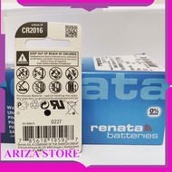 Renata CR2016 CR-2016 CR 2016 RENATA 2016 Original Baterai Jam Tangan