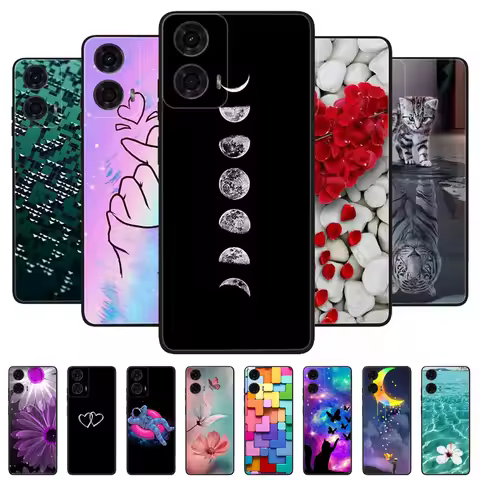 For Motorola Moto G24 Power Case Lion Wolf Silicone Soft Back Cover For Moto G24 Phone Case MOTOG24