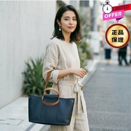 ⏰限時特賣價🌺Hermes Cabag 38 Canvas 愛馬仕帆布單肩包托特包 海軍藍色