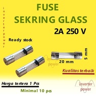 2a 250v small glass fuse glass fuse 5 x 20 mm 5*20 2A 250V