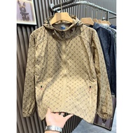 Jaket Pelindung Matahari Nipis Musim Panas Lelaki Luaran Cepat Kering Perlindungan Matahari Berkerud