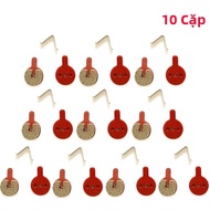 10 Đôi Nhựa Xe Đạp MTB Má Phanh Đĩa Xe Điện Thay Thế Cho Kugoo G2 Pro BB8-Bộ Má Phanh Xe Đạp