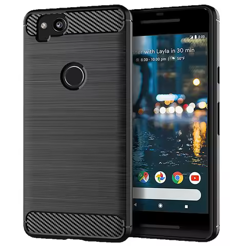 Matte Case For Google Pixel2 Shockproof Carbon Phone Cover For Pixel 2 Xl 2xl GooGle Soft Silicone T