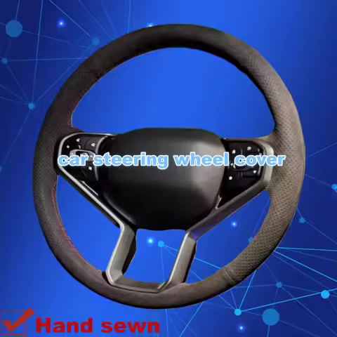 Customize Suede Leather Car Steering Wheel Cover f7 h6 f7x h2 h3 h5 h7 h8 h9 m4 H4 F5 F9 H2S Steerin