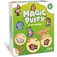 MZYTOZA 3D Art Kit Aqua Puffs Animal, 15 Mess-Free Paint by Number Craft for Kids, DIY Coloring Kits