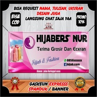 Spanduk Banner Toko Hijab Spanduk Jualan Hijab Kerudung Spanduk Banner Toko Jualan Hijab Kerudung To