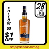 The Glenlivet 18 Years Single Malt Scotch Whisky 70cl w Gift Box