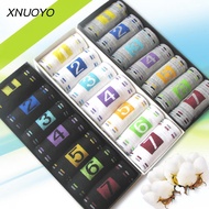 XNUOYO 7pairs Week Socks Fashion  Comfy Crew
