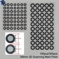 [prosperrise] 100/300pcs 3x6mm 6x10mm 3D Scanning Mark Point For Creality CR-Scan Raptor/ Otter/ Fer