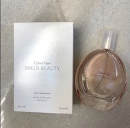 CK sheer beauty 絕色魅影清新幻影女士淡香水 100ml
