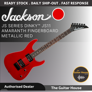 Jackson JS11 JS Series Dinky Electric Guitar, Amaranth FB, Metallic Red (js-11) (JS-11)