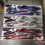 Stiker sticker body stripe cover set (1) honda wave125x wave 125x w125x ultimo