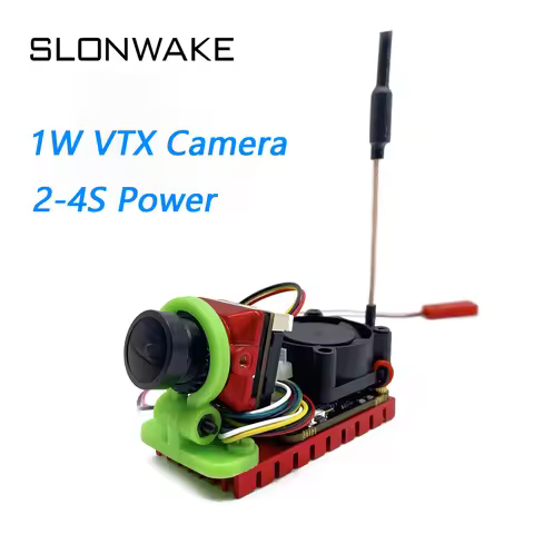 New mini 5.8G 48CH VTX 1000mW adjustable VTX Transmitter Camera CMOS 1500TVL B19 need 2-4S Power use