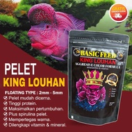 BASIC FEED pelet ikan louhan KING | makanan ikan lohan | pakan ikan louhan jenong COD ikan kanfa f3