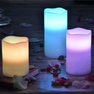 LED Flameless Candle Color Changing,  with Timer, Multi-Function Remote Control, LED 遙控電子蠟燭 (附遙控 變色定時)