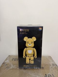 Bearbrick x KAKAO FRIENDS RYAN 金色特別版 400%