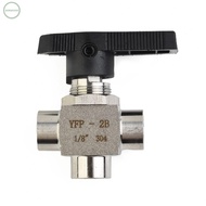 Compact 304 Stainless Steel Ball Valve BSPP Female Thread For Water Flow Control