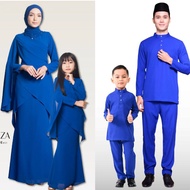 Baju Kurung Norliza Royal Blue Sedondon Ayah Ibu dan Anak viral 2025