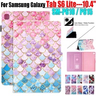 เคสแท็บเล็ตหนังแบบฝาพับแม่เหล็กสําหรับ Galaxy Tab S6 Lite 10.4" SM-P610 SM-P615 /Tab S7 11.0" SM-T870 SM-T875 SM-T876B TAP