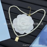 HEFANG2222 Hefang Starlight Wish Small Square Brand Sterling Silver Necklace Women