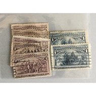 1893 USA Columbus 1c & 2c Used Stamps