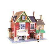 Rolife Global Style House 3D Wooden Puzzle-F134 Clothing House