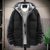 Men's coat winter windproof jacket winter down jacket blue black cold jacket down jacket