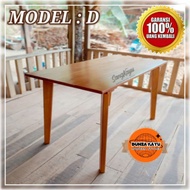 Work table 140x80x75 cm Minimalist wooden table/ gaming table Cosmetic table ~ Model D