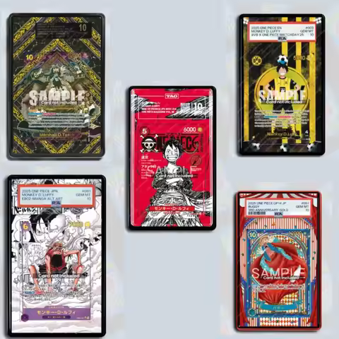 Acrylic Protective Card for One Piece Marshall D. Teach Monkey D. Luffy Psa Protective Case Card Ext