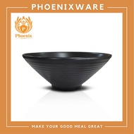 Ramen Bowl 5.5-6.9-8-9 Inches Melamine Black V-Shaped Phoenix F155455 F155470 F155480 F155490