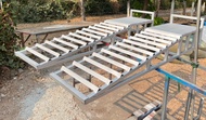 Iron-DIY Car Ramp รองยกล้อยกรถ รองยกล้อ รถโหลดเตี้ย รถเก๋ง รถติดสเกิร์ตหน้า ขึ้นได้ ก35xส20xย150ซม.(