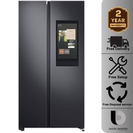 660L fridge Inverter Smart Side by Side with Family Hub | RS62T5F01B4/ME Fridge Refrigerator Freezer
