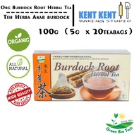 GBT Org burdock Root Herbal Tea/Teh Herba Akar burdock org 100g (5g x 20teabags) [Healthy & Organic 