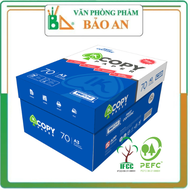 Giấy In/photocoppy A3 / IK COPY A3 ĐL70gsm - 500 tờ 1 tập - Giấy đẹp trắng mịn dai láng phù hợp các