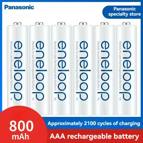 New Panasonic Eneloop 800mAh AAA 1.2V NI-MH Rechargeable Batteries For Electric Toys Flashlight Came