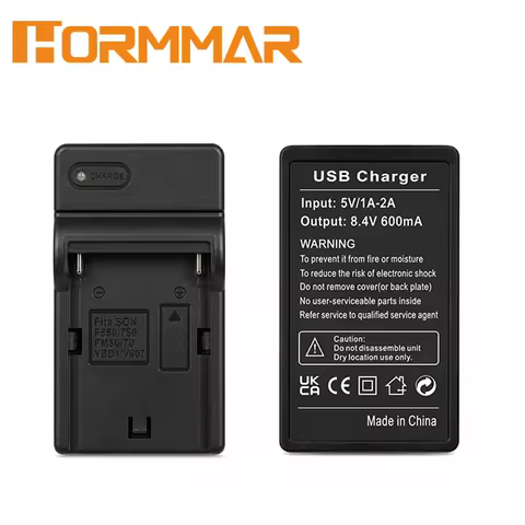 USB Charger For Sony NP F550 NP-F550 NP-F960 NP-FP50 NP-FH50 NP-FV50 Battery Charger For Sony NP-BN1