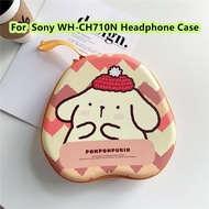 【Case Home】For Sony WH-CH710N Headphone Case  Cartoon Innovation Series Bear for Sony WH-CH710N Headset Earpads Storage Bag Casing Box