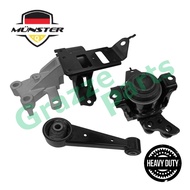 (1pc) Münster "Heavy Duty" PER7482 Engine Mounting Set for Perodua Axia 2 Bezza 1.0 Auto 1KR-VE VVT-