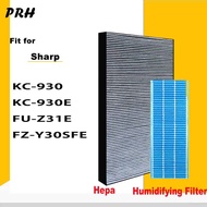 HEPA FZY30SFE สำหรับเครื่องฟอกอากาศ SHARP,KC-930 KC930 FU-Z31E FZ-Y30SFE KC-930E FUZ31EW FU-Z31 FZY3