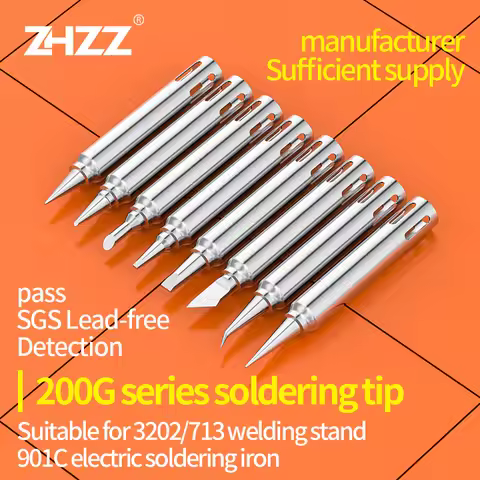 200G Soldering Tips I/B/SK/K/2C/1.6D/2.4D/3.2D/4.2D Soldering Iron Tips compatibility QUICK 3202 Sta