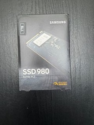 全新 Samsung 三星 980 PCIe 3.0 NVMe M.2 SSD 1TB (MZ-V8V1T0BW)