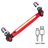 LED โคมไฟแบบชาร์จไฟได้หลอด USB ไฟฉุกเฉิน Camping แม่เหล็กแบบพกพา Night Market กลางแจ้ง Hard Strip 