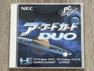 日版 PCE PC ENGINE HU CARD ARCADE SYSTEM CARD DUO CD ROM 藍卡藍咭 適用於 DUO DUO-R SUPER CD ROM2 CONSOLE 主機 對