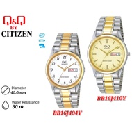 Q&Q Watch by Citizen Men's Watch BB16J410Y Stainless steel Analogue - BB16