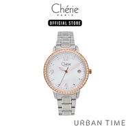 Cherie Paris Kayla Silver Stainless Steel Bracelet Analog Watch CHR-2209-IPTT